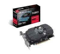 ASUS Phoenix AMD Radeon 550 Scheda Grafica, 2GB GDDR5, PCIe 3.0, HDMI, DisplayPort, DVI-D, Resistenza Alla Polvere IPX5, Ventola con Doppio Cuscinetto a Sfera, Tecnologia Auto-Extreme, Nero