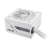 ASUS Prime 750W Bronze, Alimentatore Modulare per PC, 750W di Potenza, PCle Gen 5.0, 80 Plus Bronze, Standard ATX 3.0, Ventola con Doppio Cuscinetto a Sfera, Bianco, PRIME-750B-WHITE