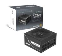 ASUS Prime 750 W Gold Black Edition Gaming Alimentatore (750 Watt, ventola con doppio cuscinetto a sfera, compatibile ATX 3.1 e PCIe 5.1, certificazione 80 Plus & Cybernetics Gold, cavo inciso, nero)