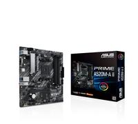 ASUS PRIME A520M-A II Scheda Madre microATX, AMD A520, Socket AM4, DDR4, PCIe 3.0, LAN Realtek 1Gb, 1xM.2, 4xSATA 6GB/s, 7.1 Surround, USB 3.2 Gen 1, Supporto Aura Sync RGB, Nero