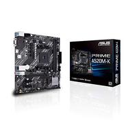 ASUS PRIME A520M-K AMD AMD AM4 (3a generazione) scheda madre Micro-ATX (memoria ECC, supporto M.2, Ethernet da 1 GB, M.2, USB 3.0 Gen 1 tipo A, HDMI 2.1 4K a 60Hz, D-Sub)