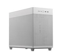 ASUS Prime AP201, case MicroATX, 33 litri, pannelli laterali tool-free e una mesh quasi filtrante, supporto per dissipatori da 360mm, schede grafiche lunghe fino a 338 mm e PSU ATX standard. Bianco