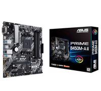 ASUS PRIME B450M-A II, Scheda Madre Micro ATX AMD B450 (Ryzen AM4), M.2, HDMI/DVI-D/D-Sub, USB 3.2 Gen 2 Type-A, BIOS FlashBack e Supporto per l'Illuminazione RGB Aura Sync
