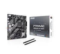 ASUS PRIME B550M-K WIFI, Scheda Madre AMD mATX, Slot DDR4, PCIe 4.0, Doppio Slot M.2, Wi-Fi 6, Ethernet Realtek 1Gb Ethernet, DisplayPort, HDMI, USB-A Anteriore e Posteriore da 5Gbps, Aura Sync, Nero
