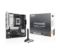 ASUS PRIME B850M-A WIFI, Scheda Madre AMD mATX, Slot DDR5, PCIe 5.0 Ready, 3 Slot M.2, Wi-Fi 6E, Ethernet Realtek 2.5Gb, DisplayPort, HDMI, USB-C Anteriore da 5Gbps, BIOS FlashBack, Aura Sync