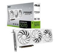 ASUS Prime GeForce RTX 5070 White OC Edition 12GB GDDR7 DLSS4 1*HDMI/3*DisplayPort PCi Ex 5.0 16x