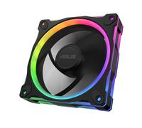 ASUS Prime MR120 ARGB Reverse, Ventola per Case da 120 mm, Spessore Telaio 2,8 cm, 20 LED ARGB Compatibili con Aura Sync per Illuminazione da Entrambi i Lati, 23 dB di Rumore, Nero