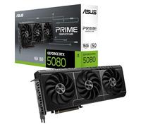 ASUS PRIME NVIDIA GeForce RTX 5080, Scheda Grafica 16 GB GDDR7, 256 Bit, PCIe 5.0, Design a 2,5 Slot, 3 Ventole Assiali, 1 HDMI 2.1, 3 DisplayPort 2,1, Software GPU Tweak III, Nera, PRIME-RTX5080-16G