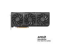 ASUS PRIME RX9070 GRE OC, Scheda Grafica 12 GB GDDR6 AMD Radeon, Nera | 128 Bit, PCIe 5.0, 1 HDMI 2.1, 3 DisplayPort 2.1a, Software GPU Tweak III, PRIME-RX9070GRE-O12G
