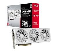 ASUS PRIME RX9070XT OC, Scheda Grafica 16 GB GDDR6 AMD Radeon, Bianca
