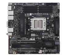 Asus Pro Ws B850M-Ace Se MicrO-Atx Mainboard Sockel Am5 | Con gestione IPMI di grado server, PCIe 5.0 x 16, PCIe 5.0 M.2, PCIe 5.0 MCIO, connettore U.2, 10 GB e 2,5 GB Ethernet, USB4