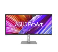 ASUS ProArt Display - Monitor HDR professionale curvo ultracompatto da 34" (PA34VCNV) - IPS, 21:9 3440 x 1440, curva 3800R, 100% sRGB/Rec709, ΔE<2, Calman verificato, docking USB-C PD 96W, RJ45,