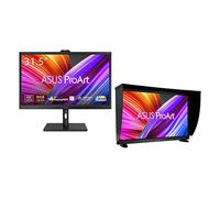ASUS ProArt Display Monitor professionale OLED 4K da 31,5" (PA32DC) - Colorimetro motorizzato integrato, precisione del colore ΔE<1, 99% DCI-P3, USB-C, calibrazione automatica, compatibile con monitor