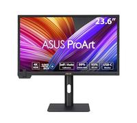 ASUS ProArt Display PA24US Monitor Professionale da 24” pollici (23,6), Fast IPS, 4K UHD (3840x2160), HDR-10 HLG, 99% Adobe RGB, 95% DCI-P3 ΔE<1, 12G-SDI, USB-C 80 W, Calman, ColourSpace, Nero