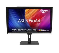 ASUS ProArt Display PA27UCGE, Monitor Professionale 4K HDR IPS da 27" (3840 x 2160), 160 Hz, 600 nits, 98% DCI-P3, Auto Calibrazione, Supporto Ergonomico, Porte USB-C, DisplayPort, HDMI, Nero