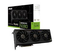 ASUS ProArt GeForce RTX 5080 OC Edition - Scheda grafica (PCIe 5.0, 16 GB GDDR7, USB Type-C, HDMI/DP 2.1, 2.5 slot, ventole Axial-tech, camera vapore, pad termico GPU a cambiamento di fase)