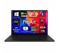ASUS ProArt P16 OLED H7606WM-SC052W AMD Ryzen AI 9 HX 370 32GB NVIDIA GeForce RTX 5060 SSD 1TB 16'' 4K Touchscreen Win11 Tastiera retroillum