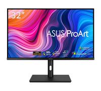ASUS ProArt PA328CGV Monitor Professionale 32”, WQHD (2560x1440), USB-C, IPS, 165Hz, 100percento sRGB/Rec.709, Precisione colore DeltaE < 2, VESA DisplayHDR 600, FreeSync Premium Pro, Regolabile, Nero