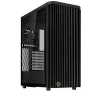ASUS ProArt PA401 TG PWM, Case per Schede Madri ATX in Metallo e Pannello Laterale in Vetro Temperato, Ventola Posteriore da 120 mm e 2 Ventole Anteriori PWM da 160 mm, Filtri Antipolvere, Nero