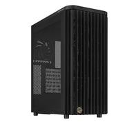ASUS ProArt PA401 Wood Edition, telaio ATX con pannello a rete, compatibile con GPU fino a 314 mm, compatibile con radiatori da 240 mm, due ventole da 160 mm, supporto PSU rimovibile