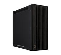 ASUS PROART PA602 Wood PWM BLACK, Case Gaming E-ATX in Metallo, Supporto per Dissipatore da 420 mm, Ventole da 140 mm e 200 mm, Rilevatore di Polvere IR, Presa d’aria Laterale, Nero