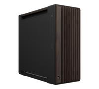 ASUS ProArt PA602 Walnut Wood METAL PWM MODERN BLACK, Case Gaming E-ATX in Legno e Metallo, Ventole da 140 mm e 200 mm, Rilevatore di Polvere IR, Presa d’aria Laterale, 5 Porte USB, Nero