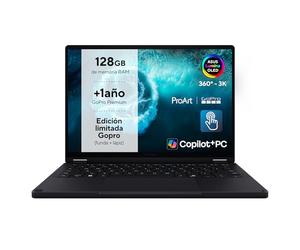 ASUS ProArt PX13 OLED HN7306EAC-LX084W Copilot+ PC Copilot+ PC - Computer portatile 13.3" 3K (AMD Ryzen Al MAX+ 395, 128GB RAM, 2TB SSD, Radeon 8060S, Windows 11 Home) Nero Nano - Tec. QWERTY ESP