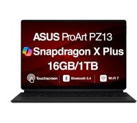ASUS ProArt PZ13 - Computer portatile 2 in 1 alimentato con AI da 13,3", display AMOLED 2,8K (Qualcomm Snapdragon X Plus X1P-42-100, 16 GB LPDDR5X, SSD da 1 TB, KB retroilluminato, WiFi 7, webcam,