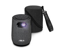 ASUS Proiettore portatile Wi-Fi ZenBeam Latte L1 - Proiettore da 300 lumen, altoparlante Bluetooth Harman Kardon integrato, riproduzione video 3 ore, proiettore WiFi wireless, HDMI, USB, telecomando,