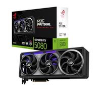 ASUS ROG Astral GeForce RTX 5080, Scheda Grafica NVIDIA 16 GB GDDR7, 256 bit, PCIe 5.0, HDMI 2.1, DisplayPort 2.1, Quattro Ventole Assiali, Software GPU Tweak III, Nera, ROG-ASTRAL-RTX5080-16G-WHITE