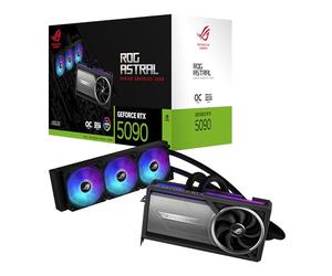 ASUS ROG Astral LC GeForce RTX™ 5090 32GB GDDR7 OC Edition - Experience Fluid Force with a 360mm AIO Cooler for Optimal Performance That can Achieve The Highest GPU Boost Clock