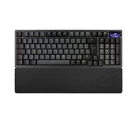 ASUS ROG Azoth 96 HE Kabellose Analoge Gaming Tastatur - Hot-Swap ROG HFX V2 Magnetic Switches, USB-C, 2.4Ghz, Bluetooth, 8000 Hz Abtastrate, OLED Touchscreen