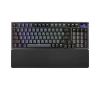 ASUS ROG Azoth 96 HE Tastiera da gioco wireless effetto Hall - 96% full-size, Tri-Mode, interruttore magnetico hot swappable, trigger rapido, tocco velocità, polling 8K Hz, schermo OLED a colori