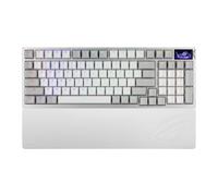 ASUS ROG Azoth 96 HE Tastiera da gioco wireless effetto Hall - 96% full-size, Tri-Mode, interruttore magnetico hot swappable, trigger rapido, tocco velocità, polling 8K Hz, schermo OLED a colori