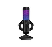 ASUS ROG Carnyx - Microfono da gioco USB (capsula a condensatore da 25 mm, 192 kHz/24 bit, cardioide, filtro passa-alto, filtro pop integrato, supporto shock in metallo, mute one-touch, USB, Aura Sync