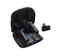 ASUS ROG Cetra True Wireless Gaming Headphones (2.4 GHz e Bluetooth 5.3, ROG SpeedNova, 24-bit 96 kHz Audio, Dirac Opteo, Microfoni AI a conduzione ossea, ANC adattivo, durata della batteria 46 ore