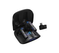 ASUS ROG Cetra True Wireless Speednova Cuffie Gaming Senza Fili, Tecnologia Wireless ROG SpeedNova, Audio 24 bit 96 kHz, Microfoni IA a Conduzione Ossea, ANC, Fino a 46 Ore di Autonomia, Nero