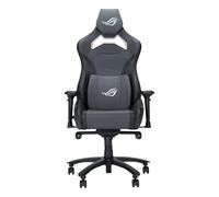 ASUS ROG CHARIOT X CORE Sedia Gaming Ergonomica, Supporto Lombare Integrato, Braccioli 4D Regolabili, Poggiatesta Imbottito, Passante per riporre gli Accessori, Disponibile in 3 Colori, Grigia