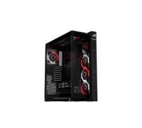 ASUS ROG CRONOX - Custodia per PC panoramica EATX, modulo LCD pieghevole da 9,2 pollici, nero
