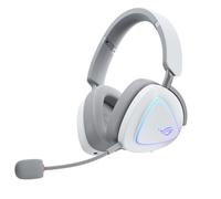 ASUS ROG Delta II Cuffie da Gioco Senza Fili con Microfono Rimovibile, Tri-Mode (BT, 2,4 GHz, 3,5 mm), Pilota Placcato Titanio 50 mm, Batteria 110 Ore, Leggero per PC, PS5, PS4, Xbox, Switch