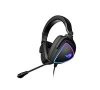 ASUS ROG Delta S Gaming Headset con USB-C | Microfono con cancellazione del rumore alimentato Ai | Cuffie over-ear per PC, Mac, Nintendo Switch e Sony Playstation | Design ergonomico, nero