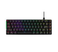 ASUS ROG Falchion Ace 65% RGB Compact Gaming Mechanical Keyboard, Lubed ROG NX Red Switches & Switch Stabilizers, Sound-Dampening Foam, PBT Keycaps, Wired with KVM, Three Angles, Cover Case-Black