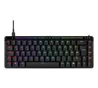 ASUS ROG Falchion Ace - Tastatur - 65% - compact - mit Touchpanel - backlit - USB - QWERTZ - Deutsch - Tastenschalter: ROG NX Red - Schwarz (90MP03VE-BKDA20)
