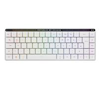 ASUS ROG Falchion RX - Tastatur - 65% - compact - backlit - kabellos - USB, 2,4 GHz, Bluetooth 5,1 - QWERTZ - Tastenschalter: ROG RX RED Low Profile - wei? (90MP03EC-BKDA10)