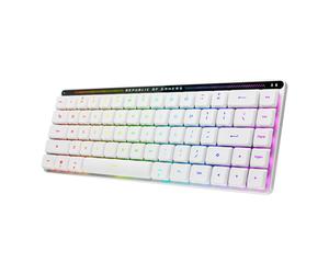 ASUS ROG Falchion RX Tastiera a basso profilo USB + RF Wireless + Bluetooth Bianco - Nouvo