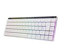 ASUS ROG Falchion RX Tastiera da gioco wireless compatta 65%, interruttori ottici ROG RX rossi a basso profilo pre-lubrificati, schiuma di smorzamento in silicone, pannello touch interattivo,