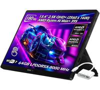 ASUS ROG Flow Z13 2.5K 180Hz 3ms ROG Nebula Touchscreen 34 cm Convertible 2-in-1 Gaming Notebook, AMD Ryzen AI MAX+ 395, 64GB LPDDR5X RAM 1TB SSD, Off Black, w/USB 3.0 Hub, W/GaLiMu