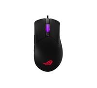 ASUS ROG Gladius III Core Wired Gaming Mouse, 72g Ergonomico, Push-Fit Swappable Switch, Micro Switch 100M ROG II, Sensore ottico 12K dpi, 1000 Hz, 5 pulsanti programmabili (nero)
