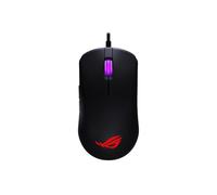 ASUS ROG Harpe Mini Core Wired Gaming Mouse - USB cablato, design compatto piccolo, per destrorsi, peso 52 g, DPI 12K, approvato, configurazione basata su Web Gear Link, supporto PC/Mac