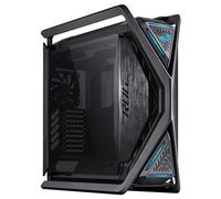ASUS ROG HYPERION GR701 BTF EDITION, Case Gaming Nero, Vetro Temperato | Full Tower EATX in Alluminio, Montaggio Tool-Free, Supporto per Doppi Dissipatori da 420mm, Illuminazione RGB, Ricarica 60W